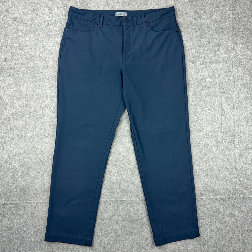 VRST Pants Mens 36x30 Blue Limitless Slim Fit Golf Chino Performance Stretch